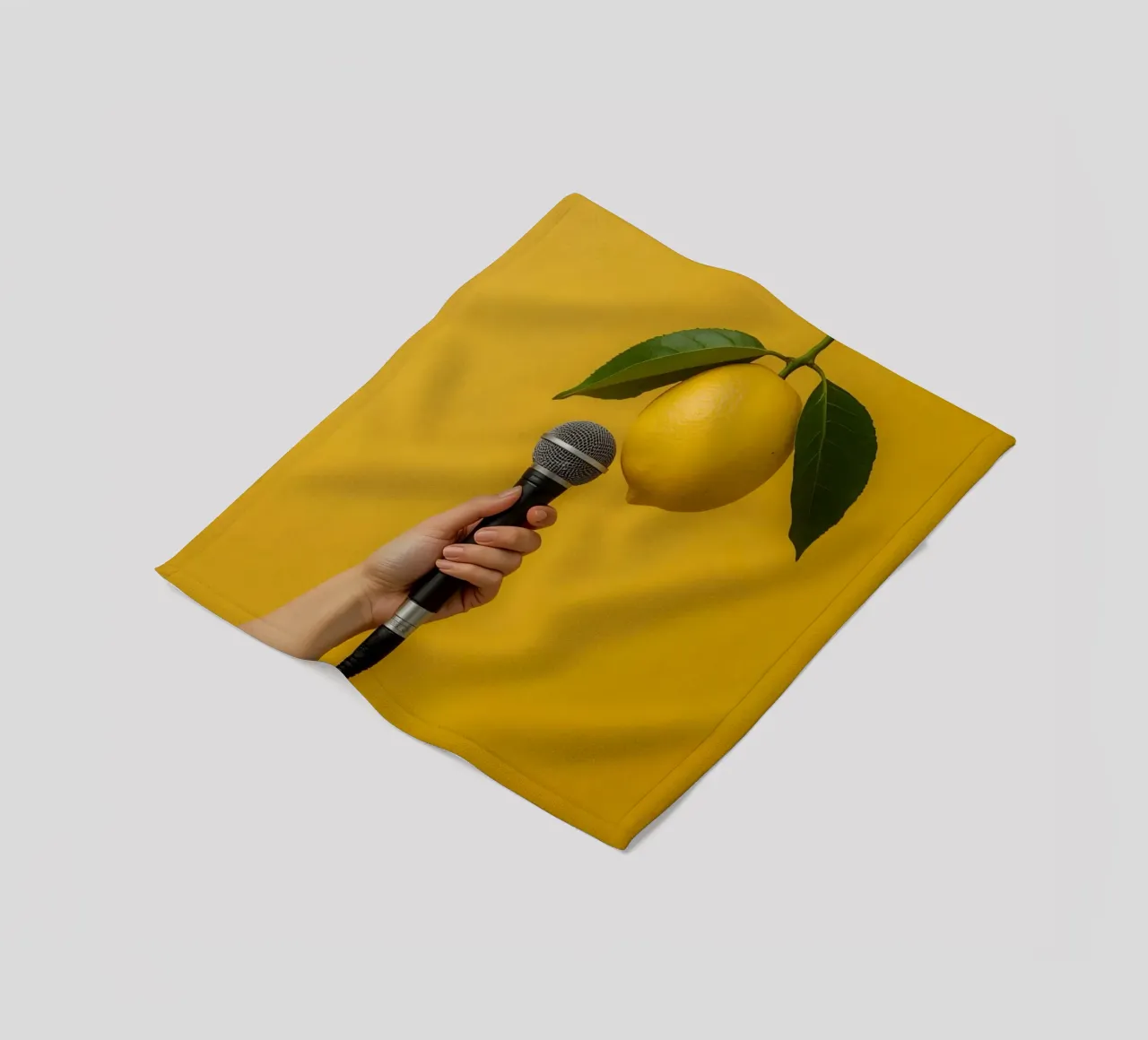 Lemon Techniques Fleecedecke von DesignDoodle