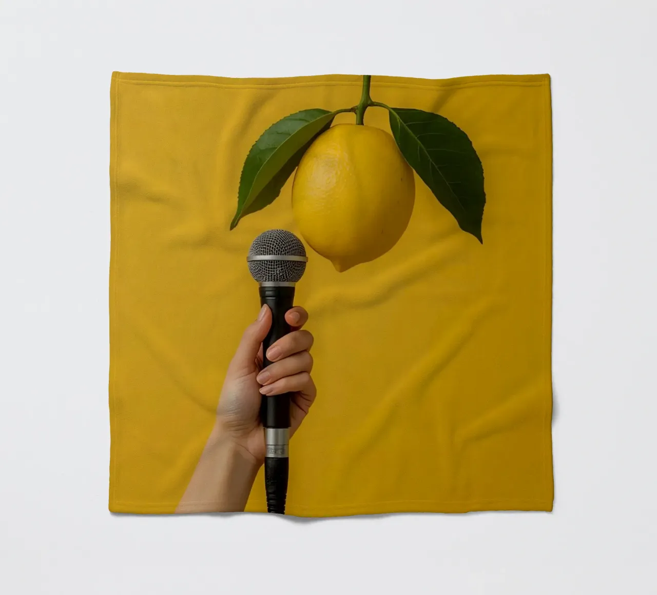 Lemon Techniques Fleecedecke von DesignDoodle