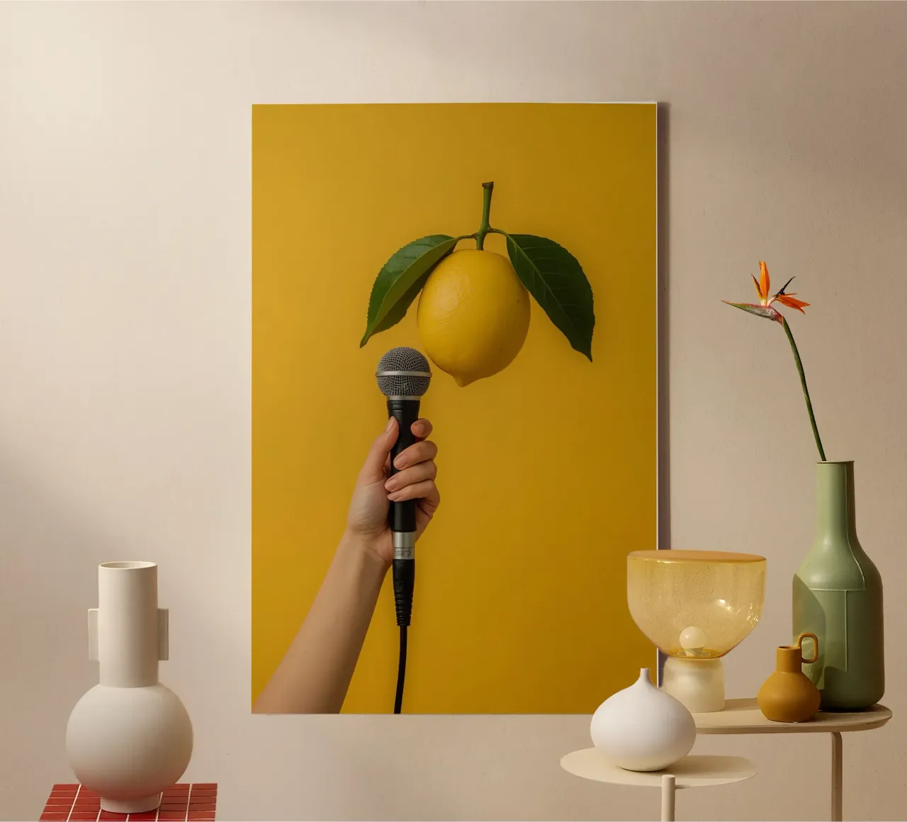 Tecniche al limone tela da DesignDoodle