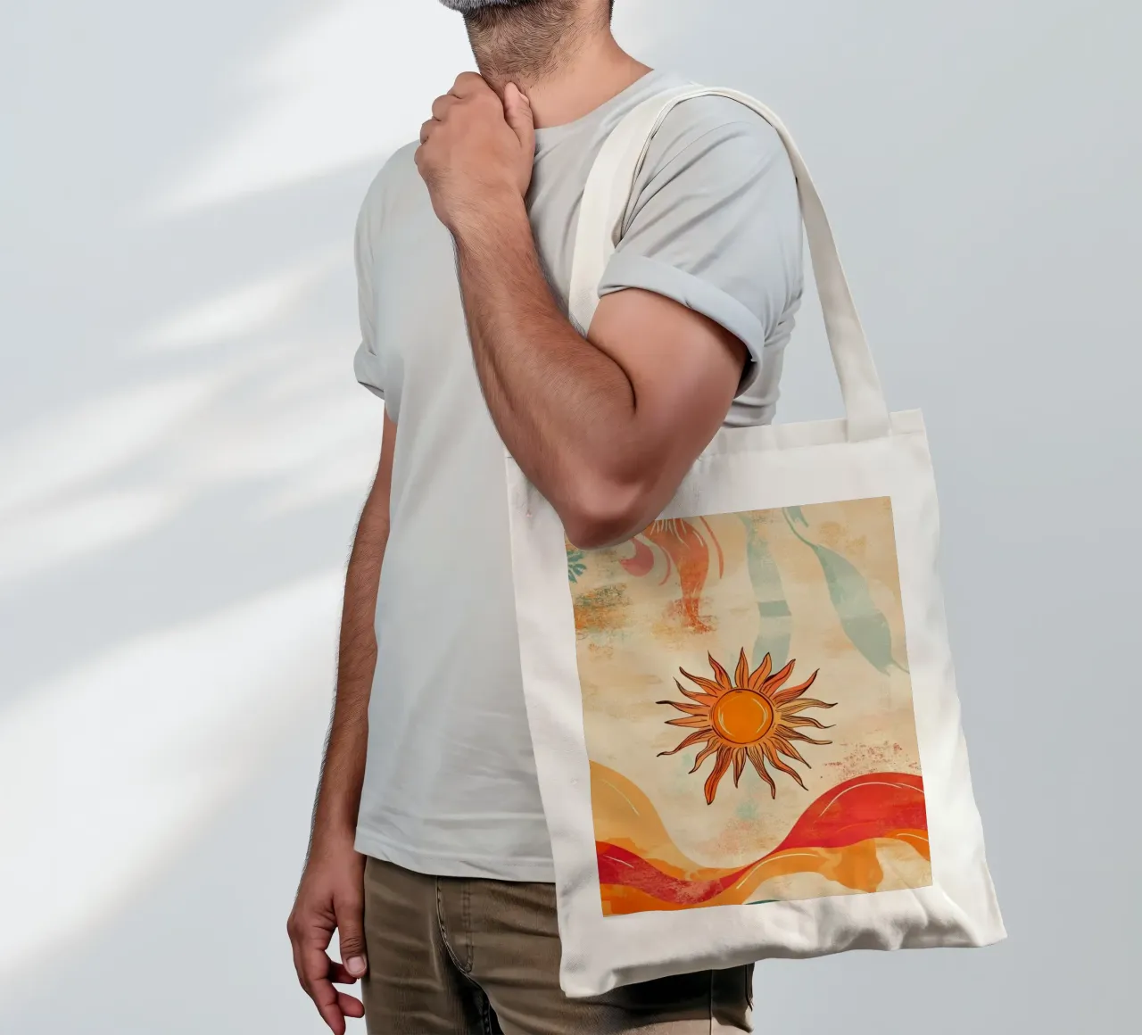 sunlight in curve shape borsa in juta da comura