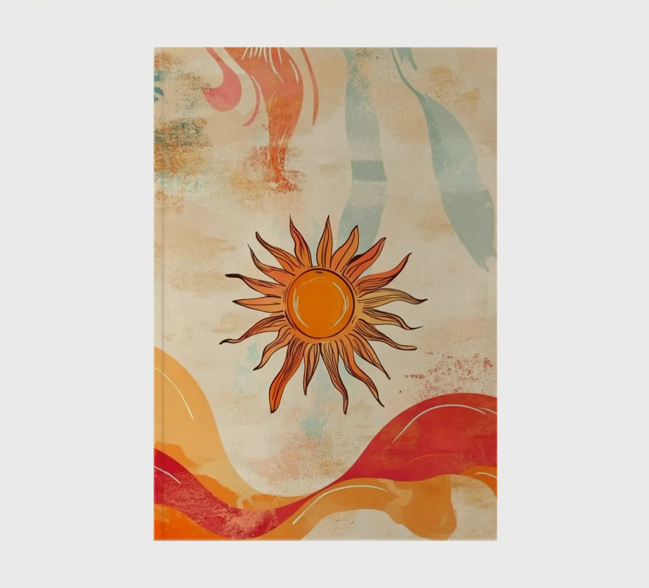 sunlight in curve shape notebook by comura