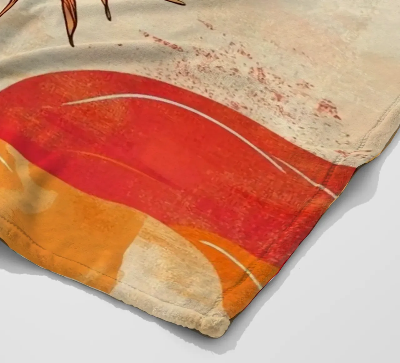 sunlight in curve shape coperta in pile da comura