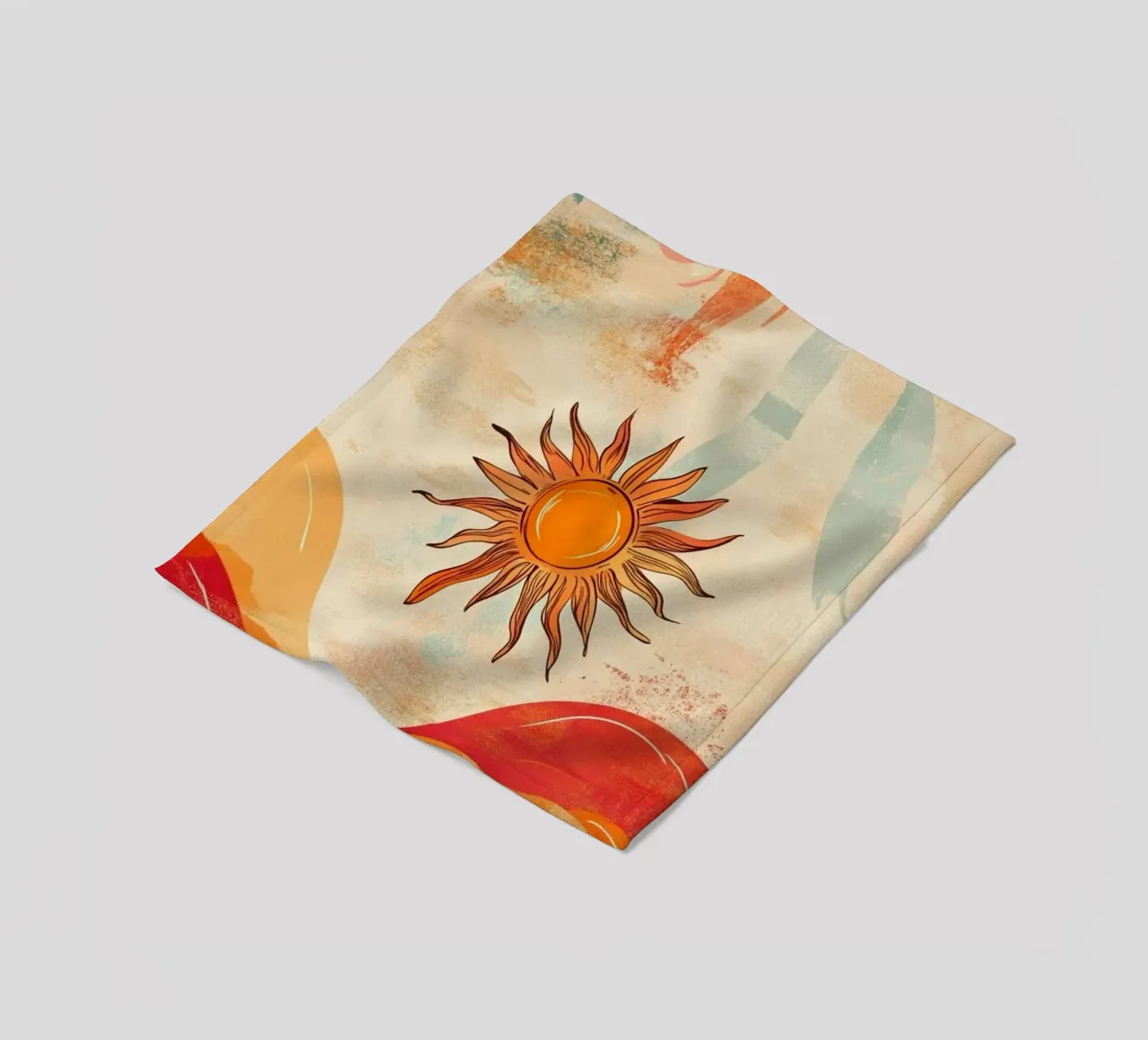 sunlight in curve shape coperta in pile da comura