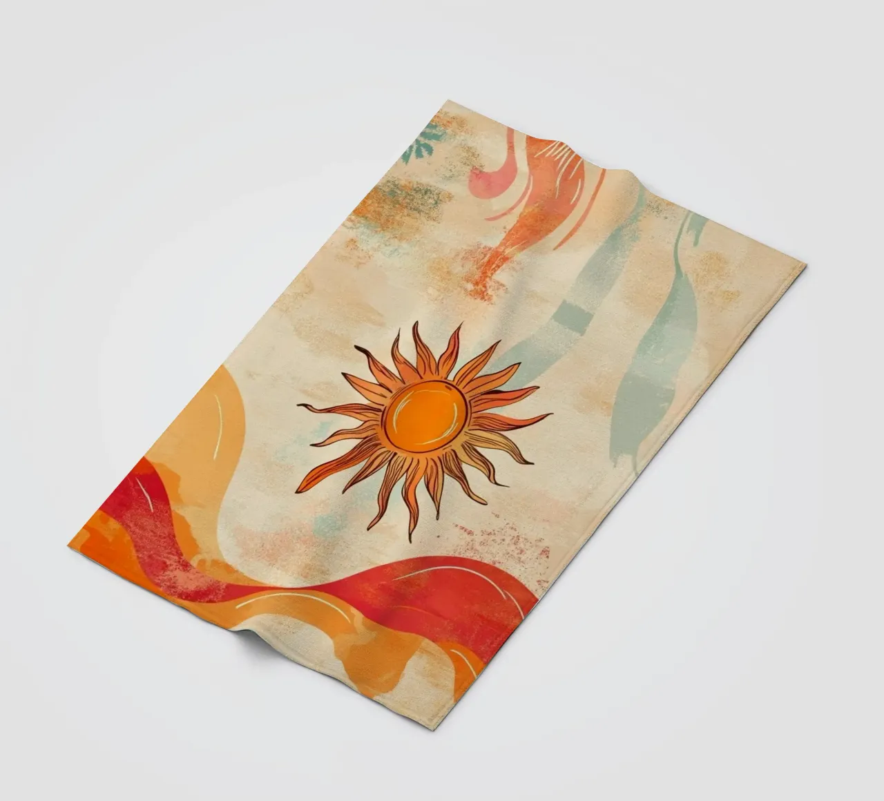 sunlight in curve shape coperta in pile da comura