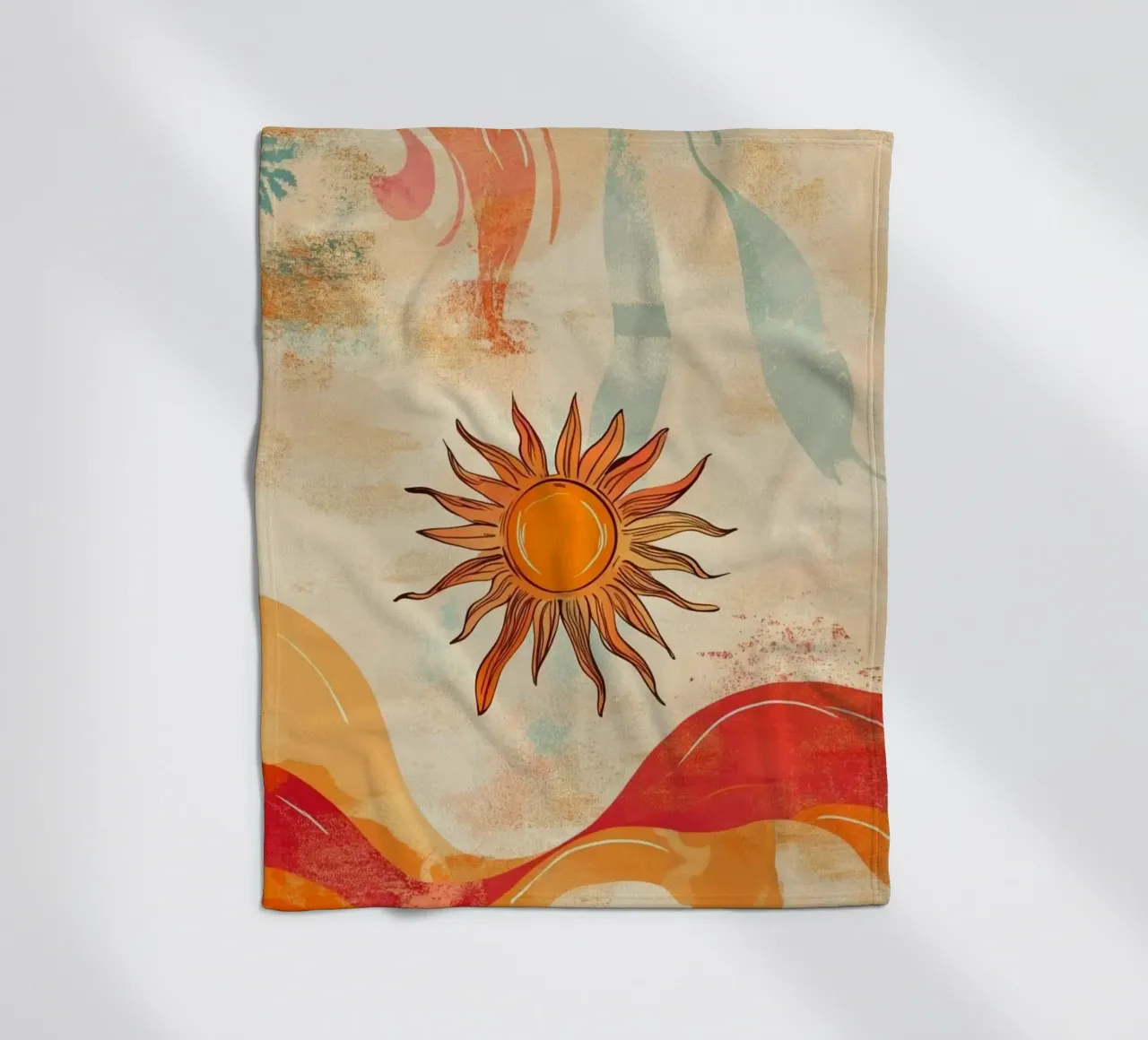 sunlight in curve shape coperta in pile da comura