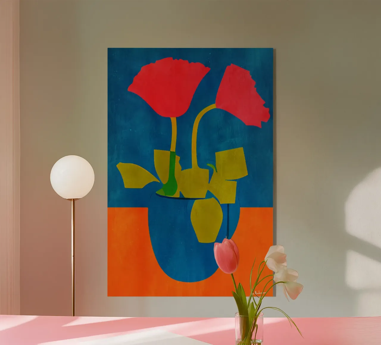 Sunshine Flowers plexiglass da Bo Anderson