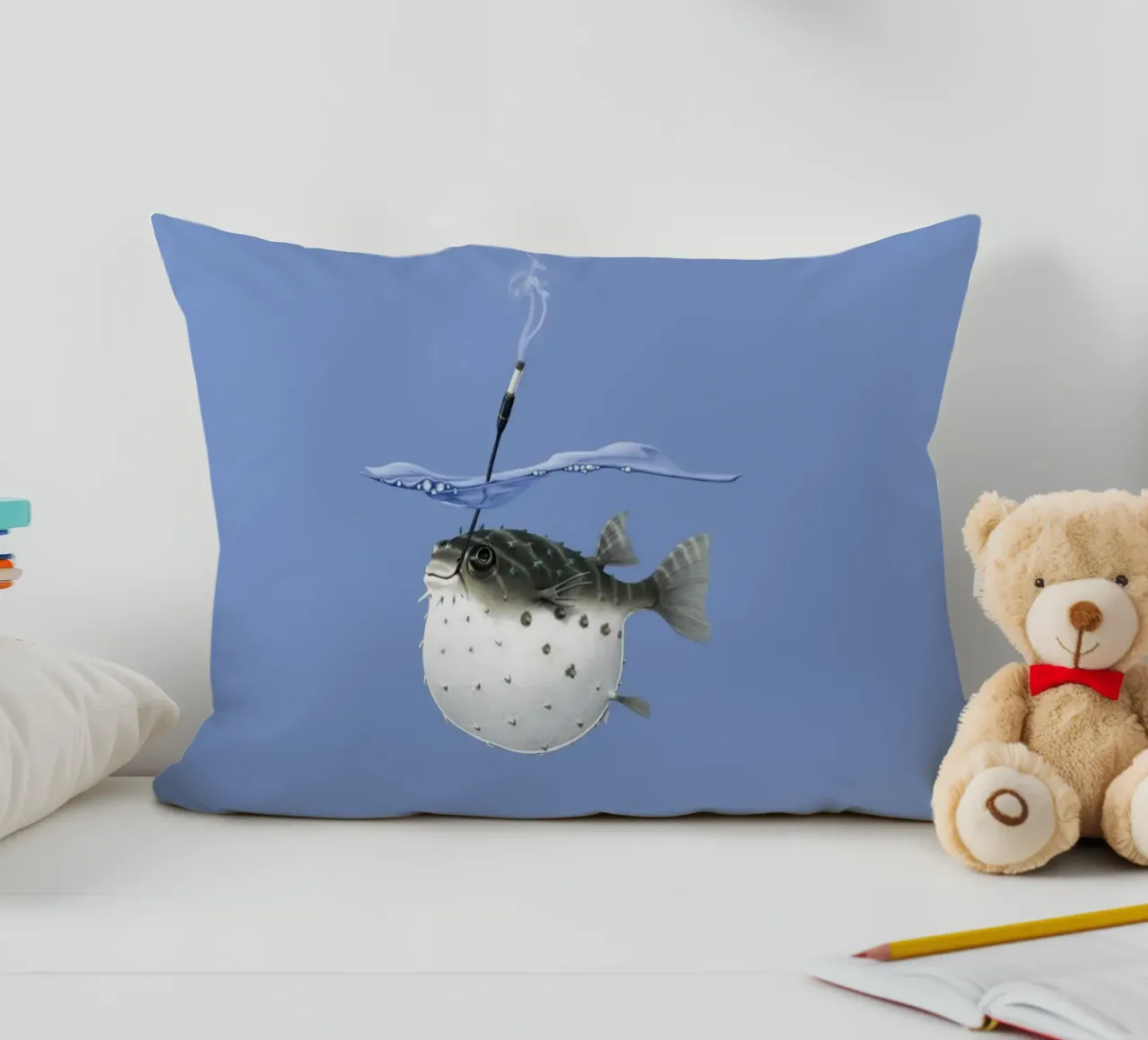 Take it outside (Coloured) cuscino da Rob Art | Illustration