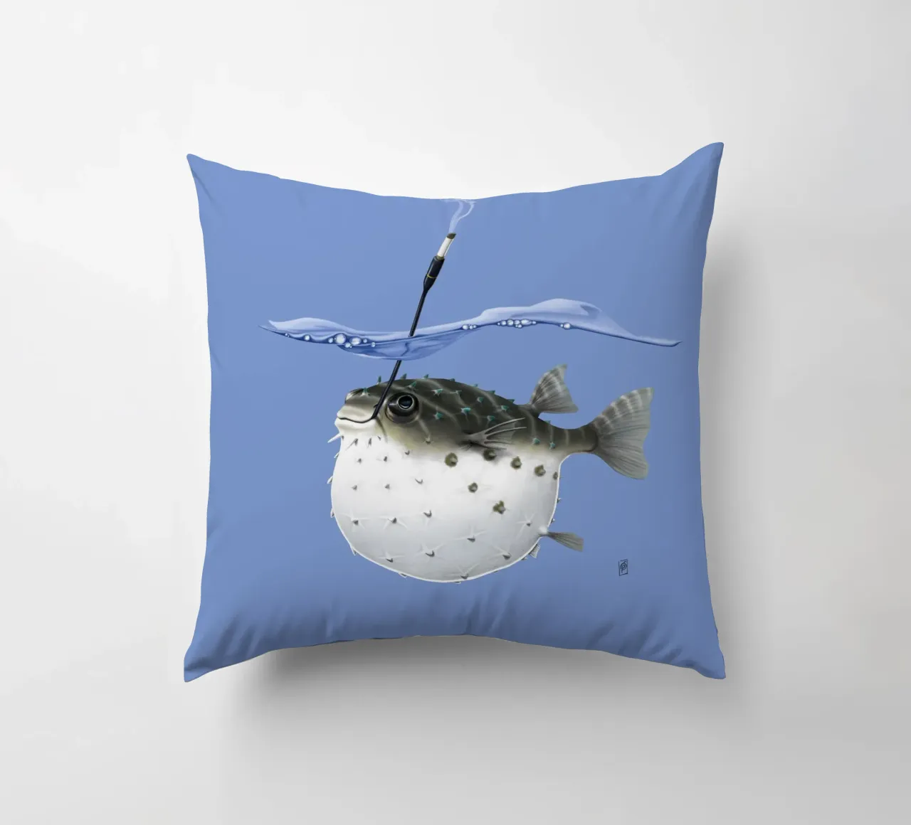 Take it outside (Coloured) cuscino da Rob Art | Illustration