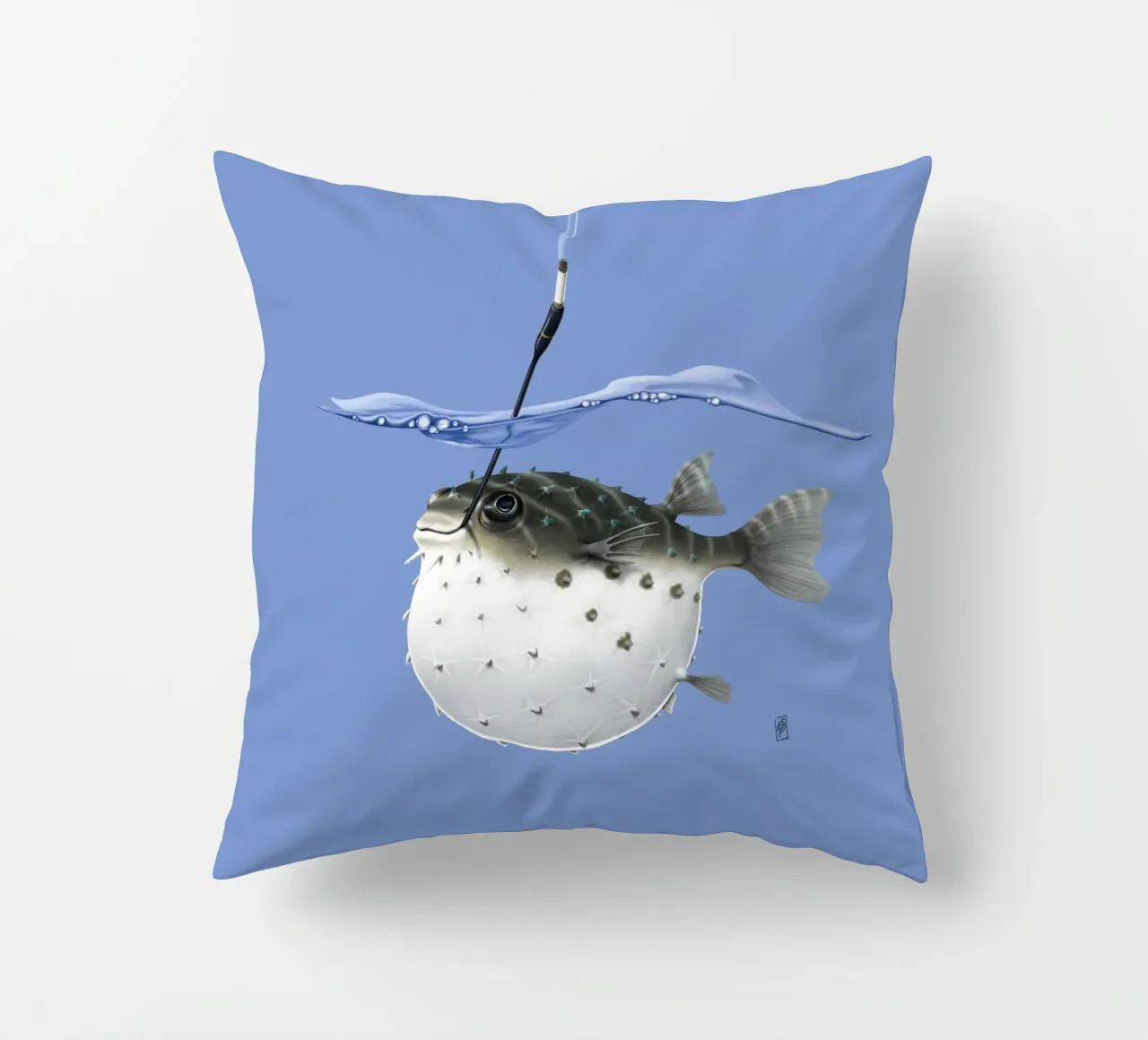 Take it outside (Coloured) cuscino da Rob Art | Illustration