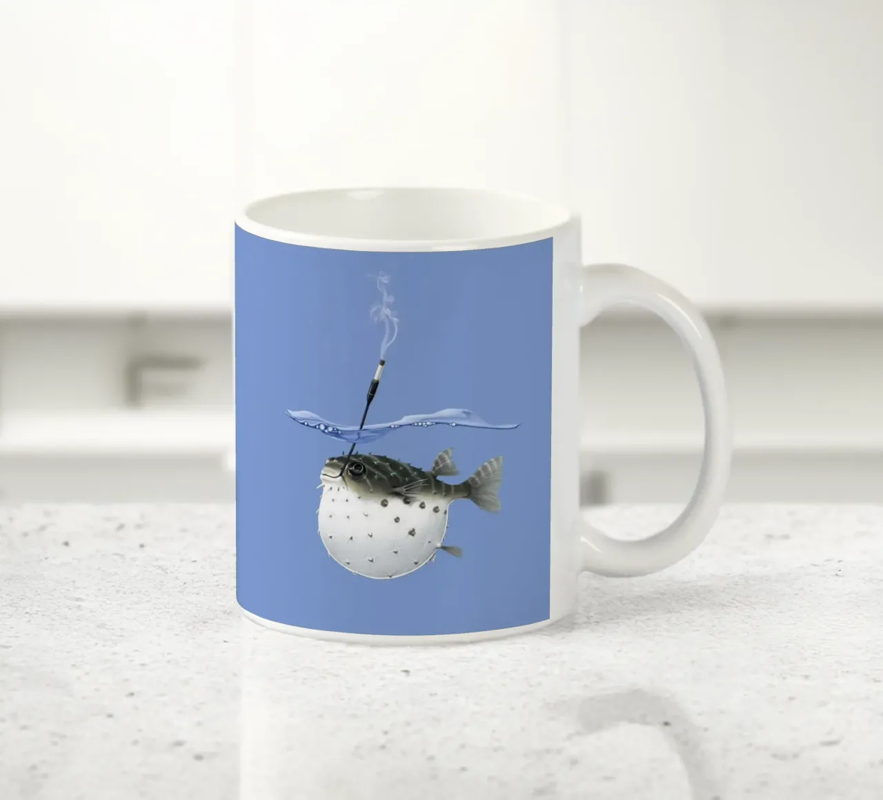 Take it outside (Coloured) tazza in ceramica da Rob Art | Illustration