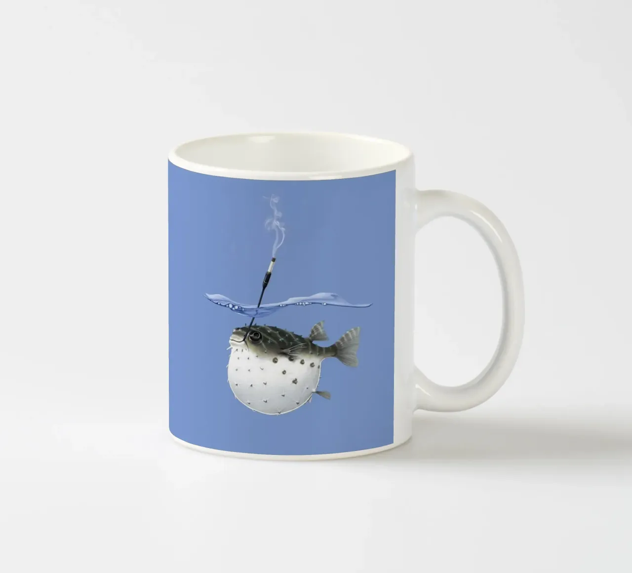 Take it outside (Coloured) tazza in ceramica da Rob Art | Illustration
