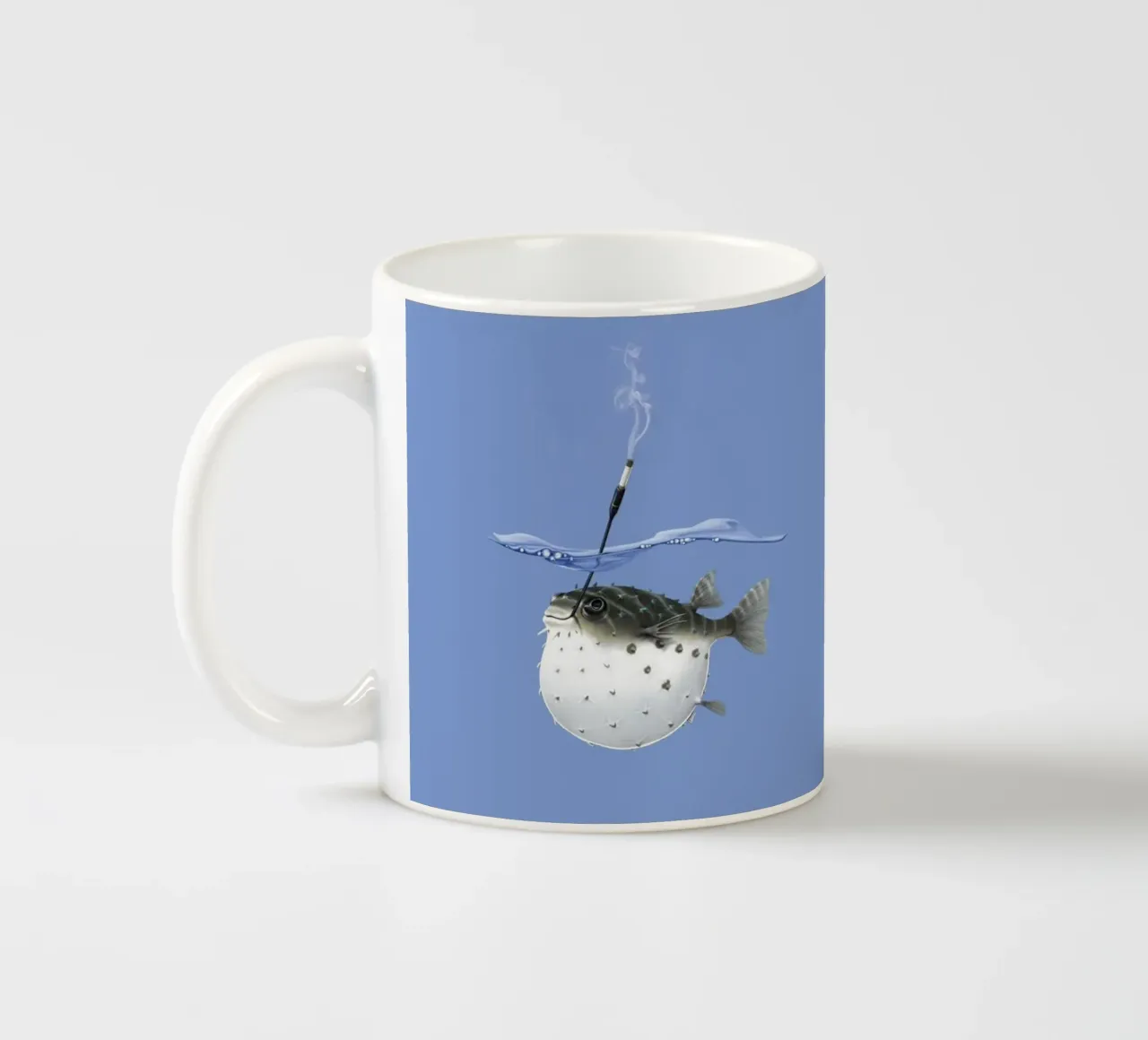 Take it outside (Coloured) tazza in ceramica da Rob Art | Illustration