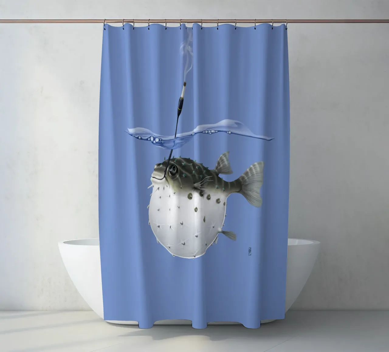 Take it outside (Coloured) tenda da doccia da Rob Art | Illustration