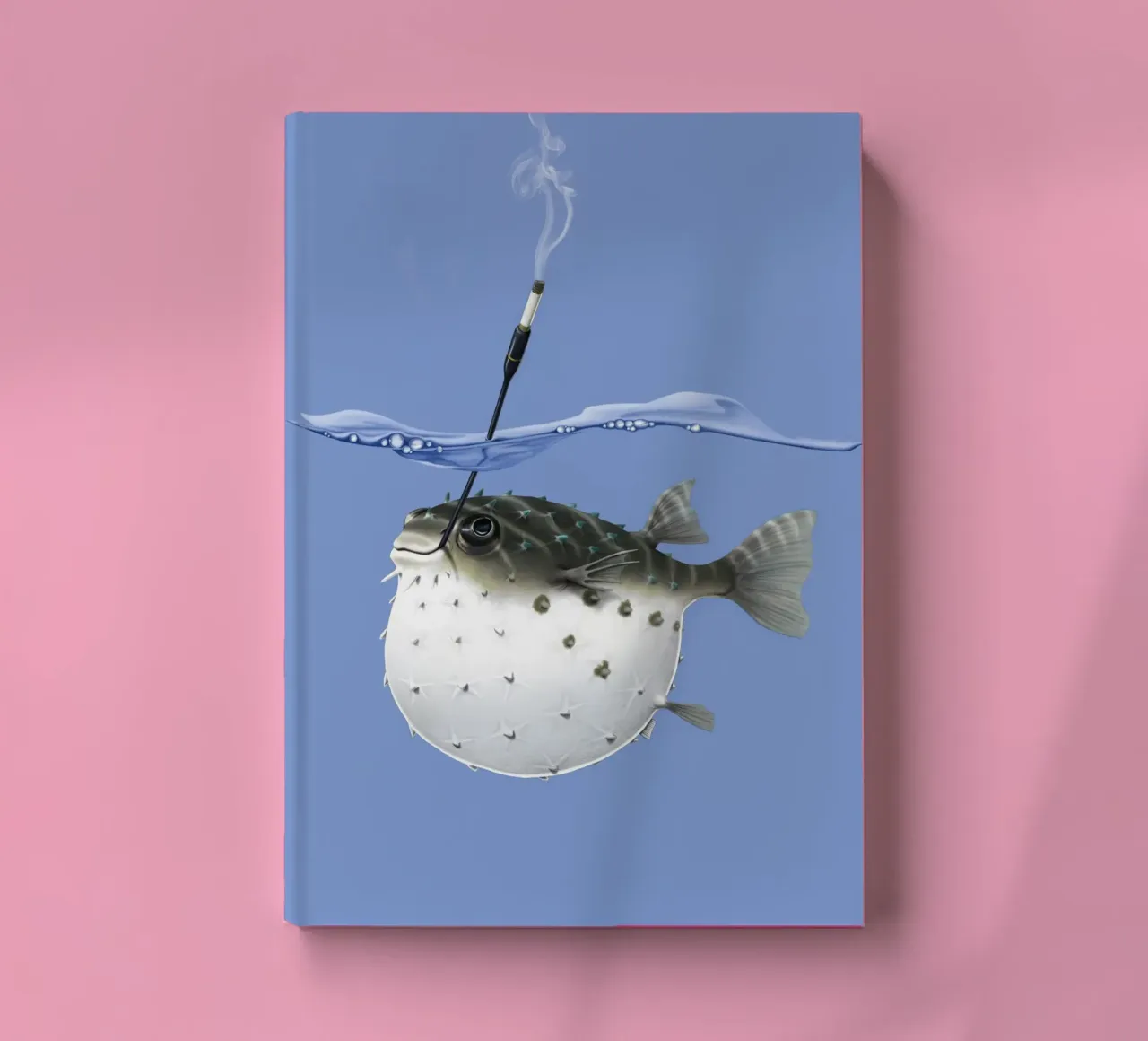Take it outside (Coloured) notebook by Rob Art | Illustration