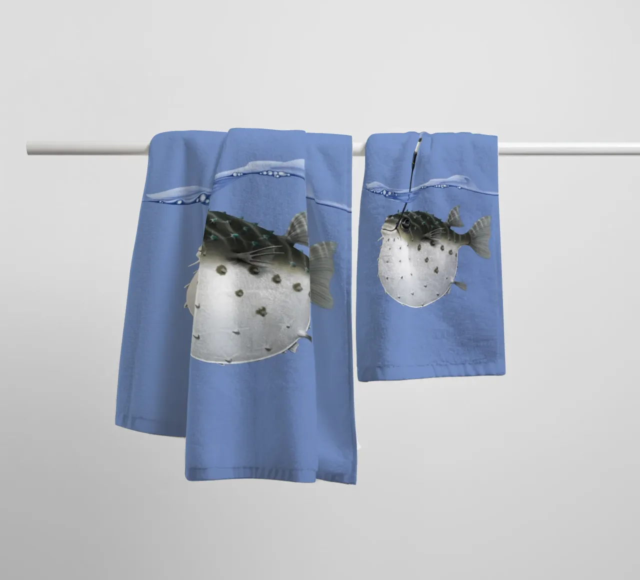 Take it outside (Coloured) asciugamano da bagno da Rob Art | Illustration