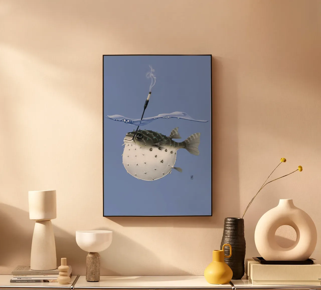 Take it outside (Coloured) alluminio dibond da Rob Art | Illustration