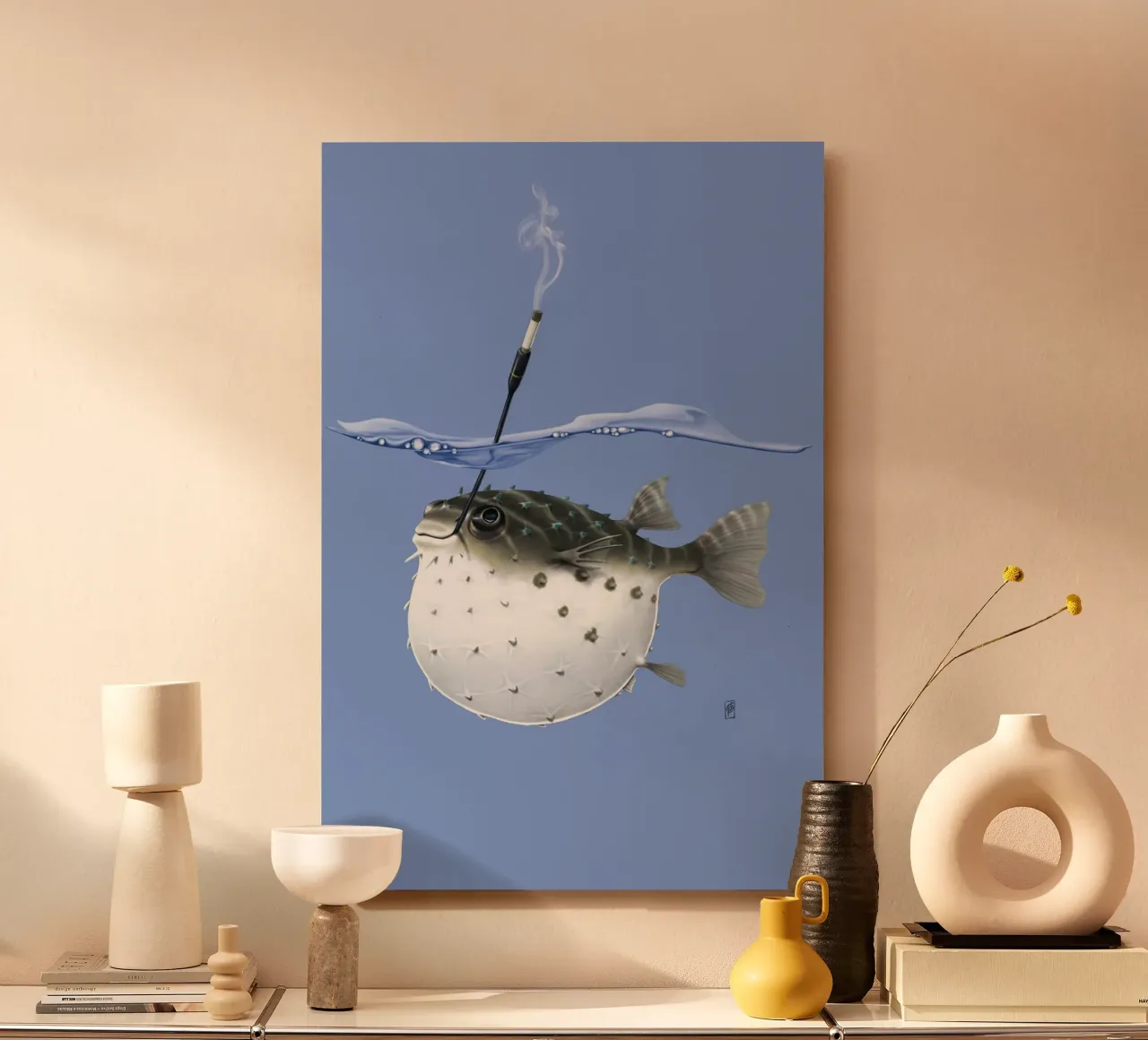 Take it outside (Coloured) alluminio dibond da Rob Art | Illustration