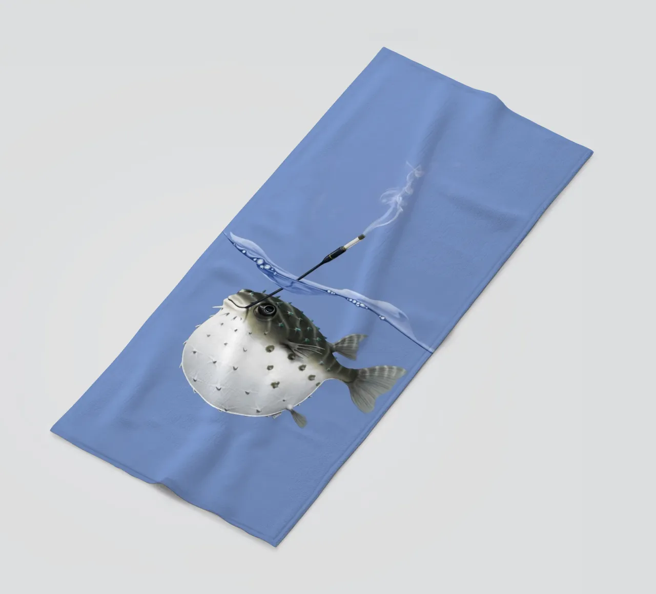 Take it outside (Coloured) telo mare da Rob Art | Illustration