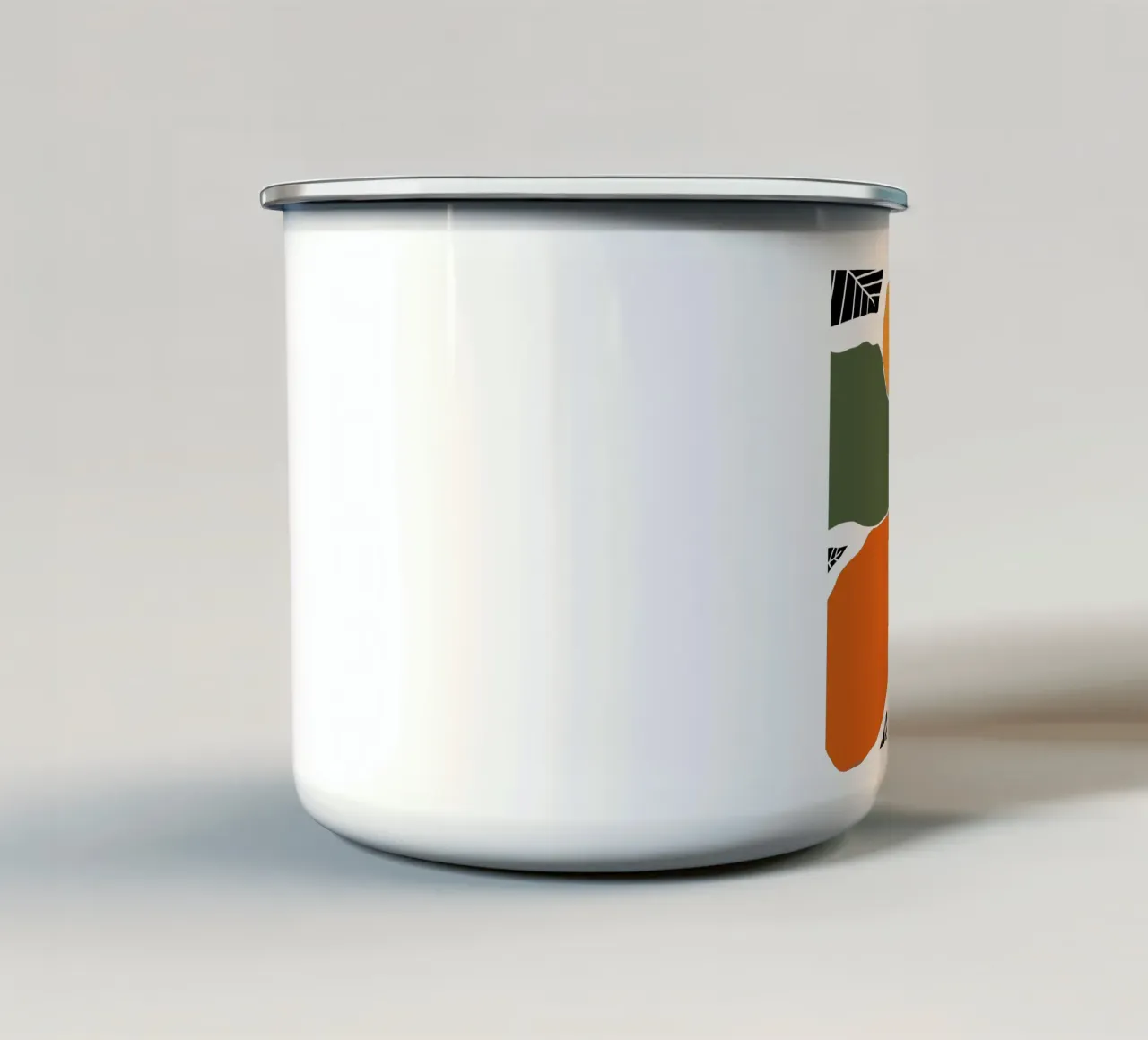 Colorful moody fall season large flower tazza in smalto da TijanaArtStudio88