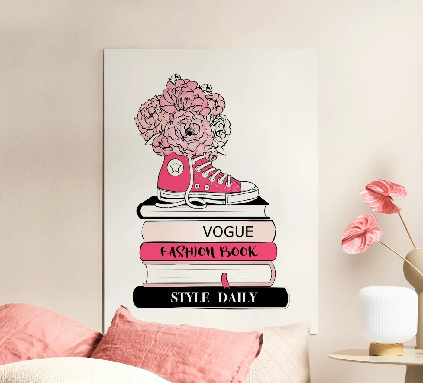 Converse Boeken Mode poster van Noah Bouchard