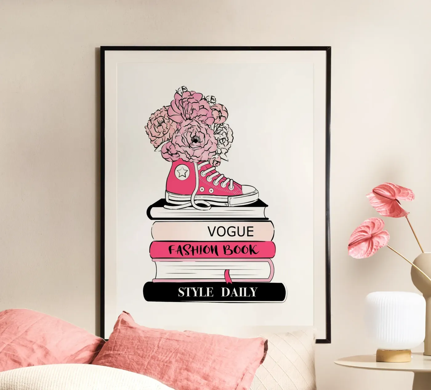 Converse Books Fashion poster da Noah Bouchard