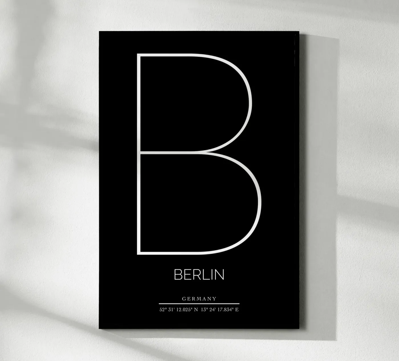 BERLIN - black poster by CityLights