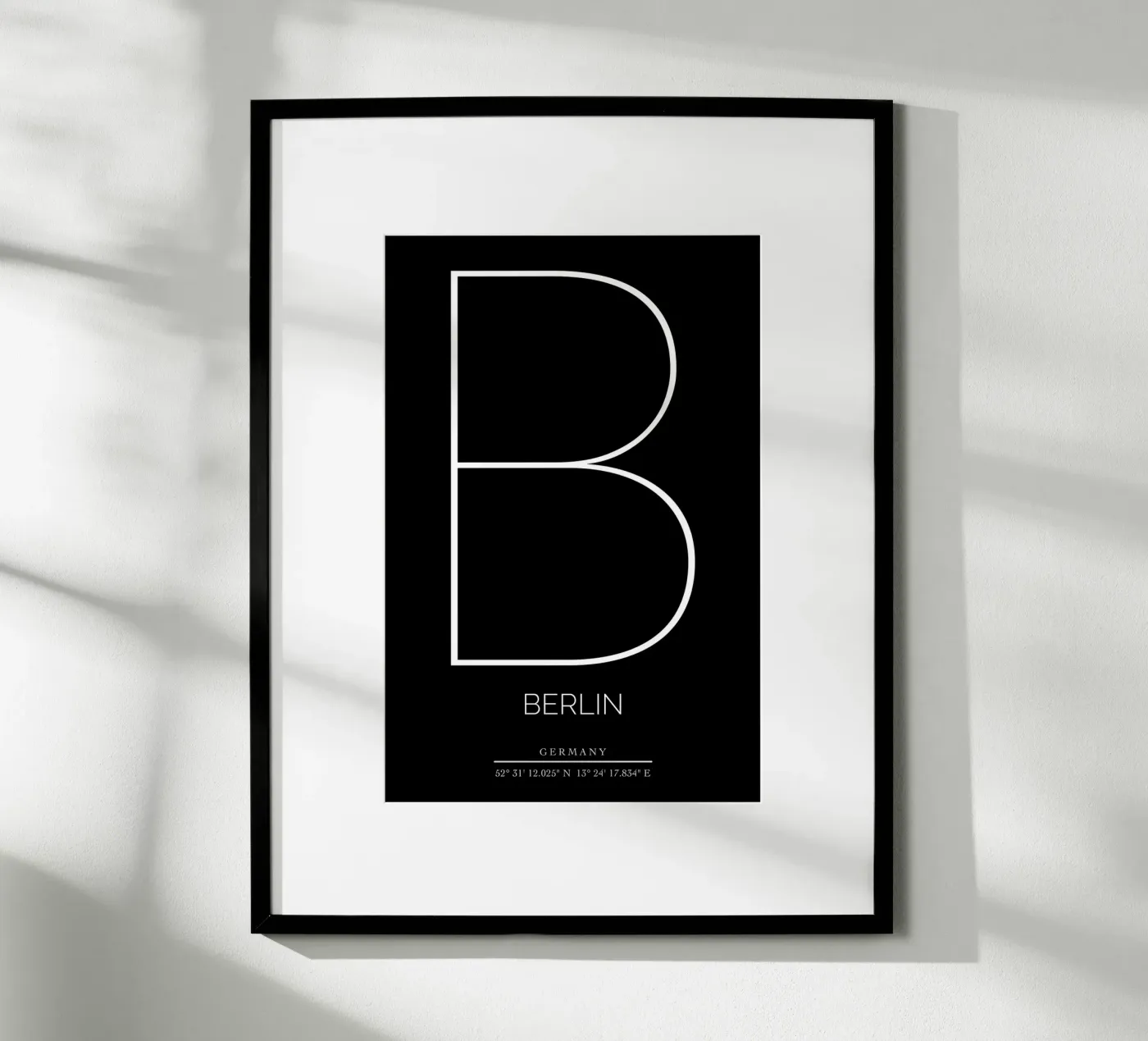 BERLIN - black poster by CityLights