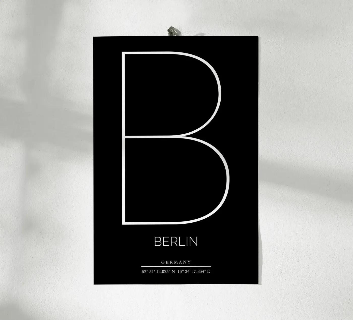 BERLIN -  black poster by CityLights