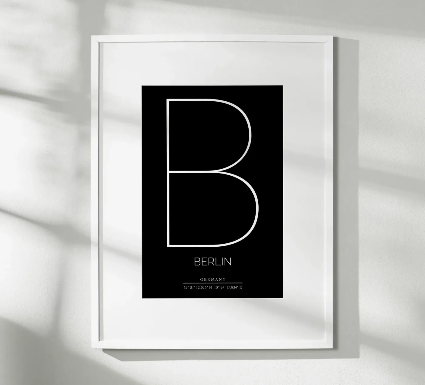BERLIN -  black poster by CityLights