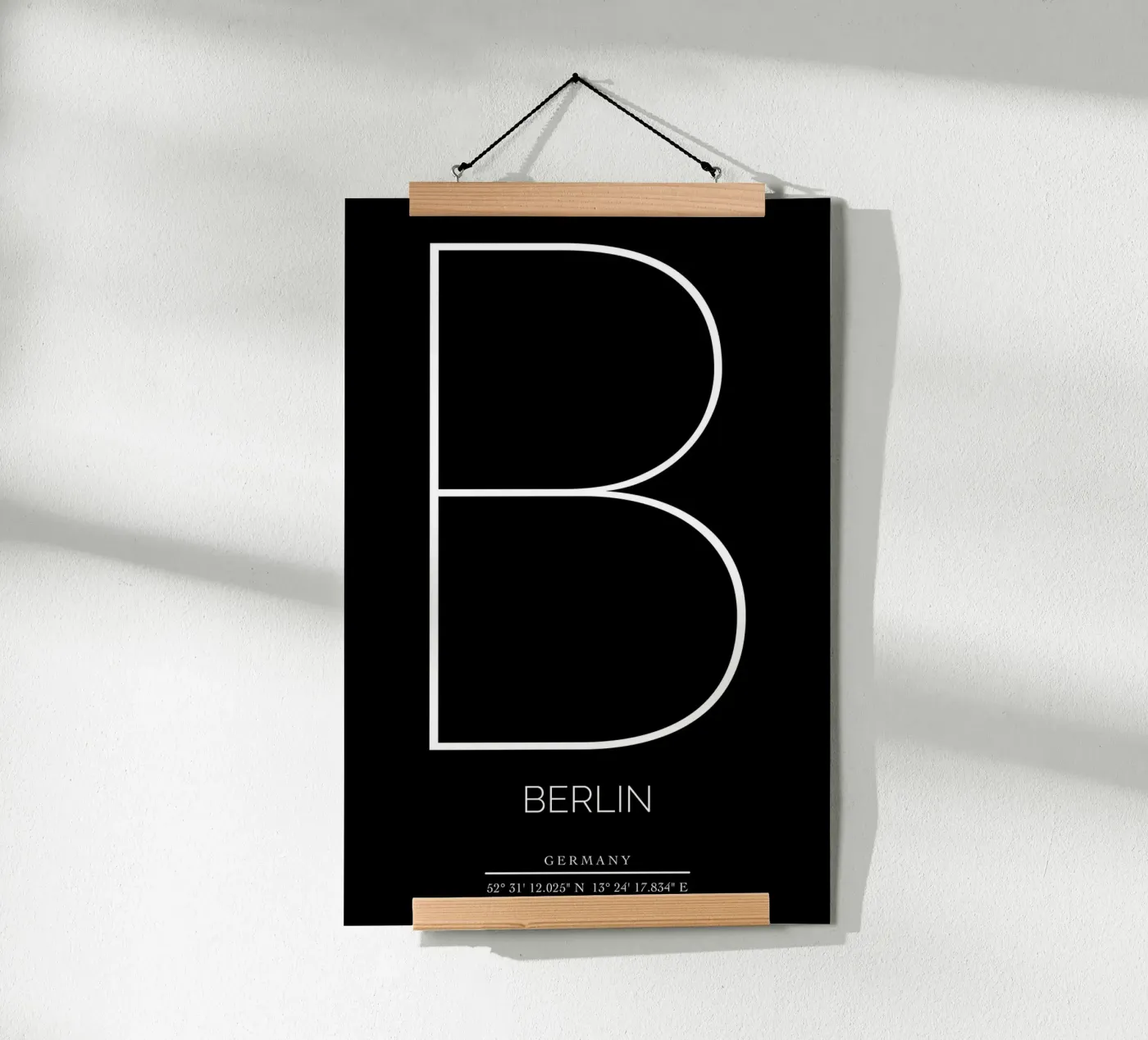 BERLIN -  black poster by CityLights