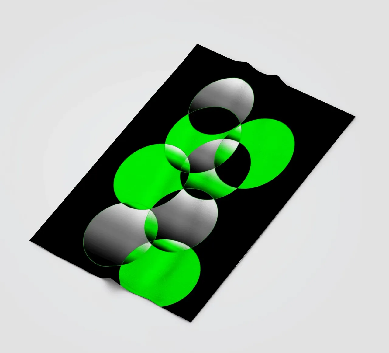 Design verde e nero con cerchi coperta in pile da BenCoStyle