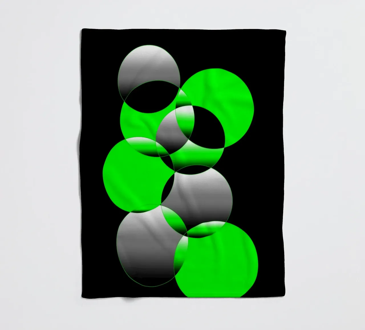 Design verde e nero con cerchi coperta in pile da BenCoStyle