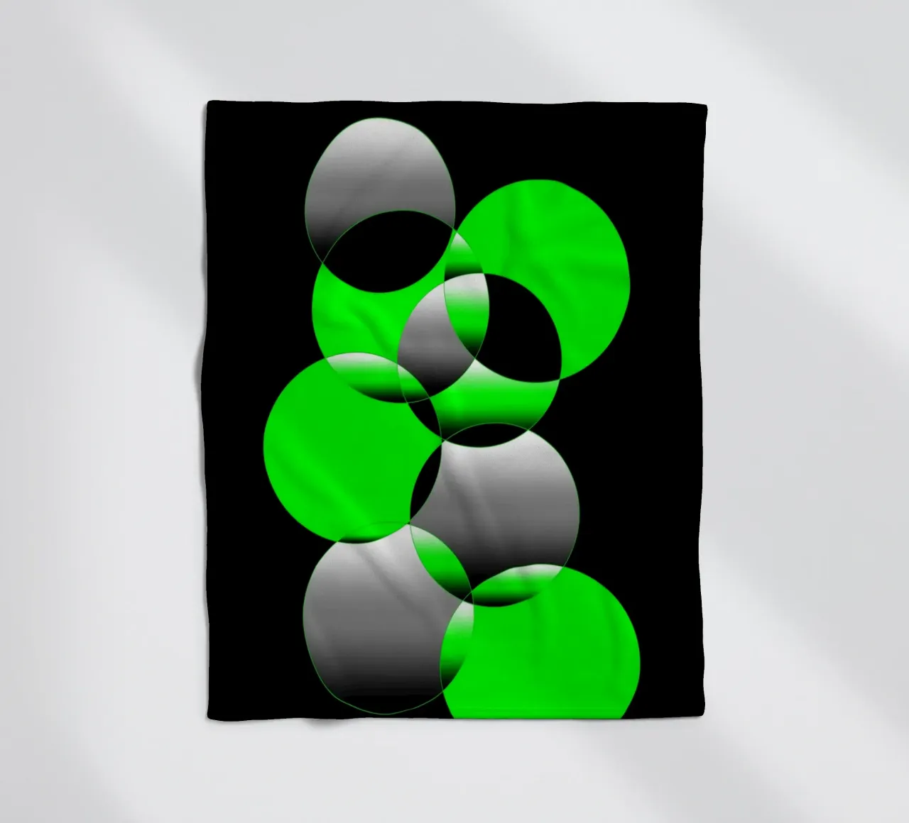 Design verde e nero con cerchi coperta in pile da BenCoStyle