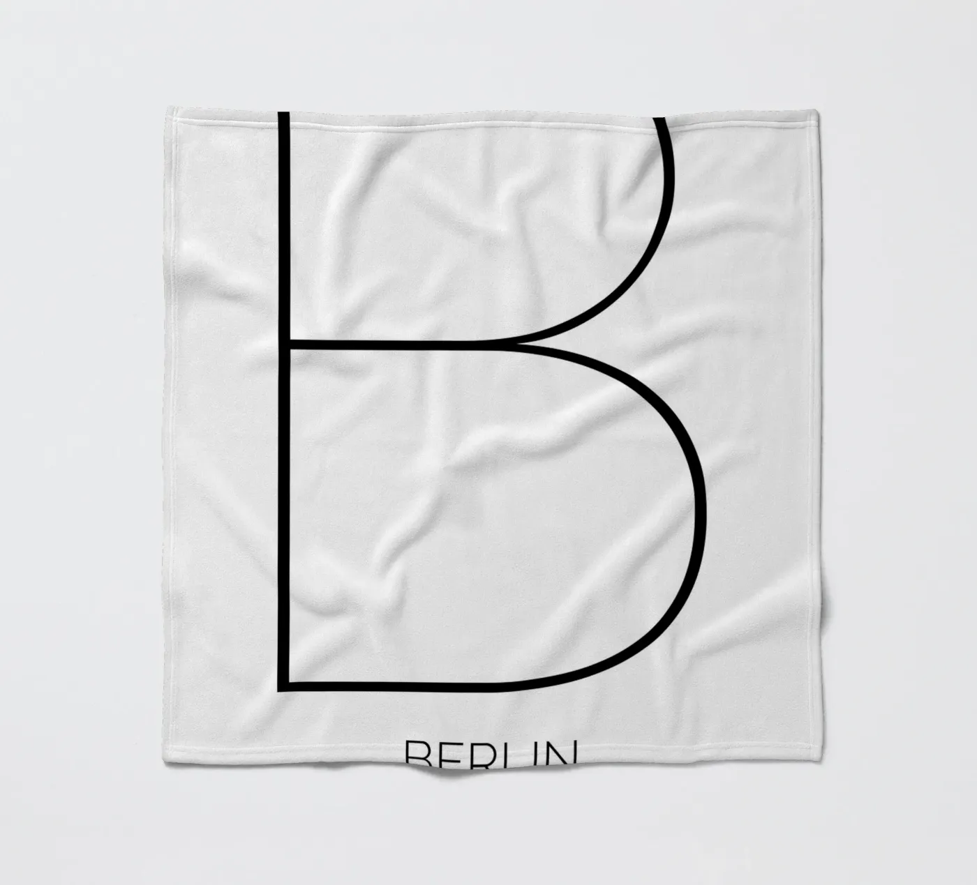 BERLIN - white Fleecedecke von CityLights