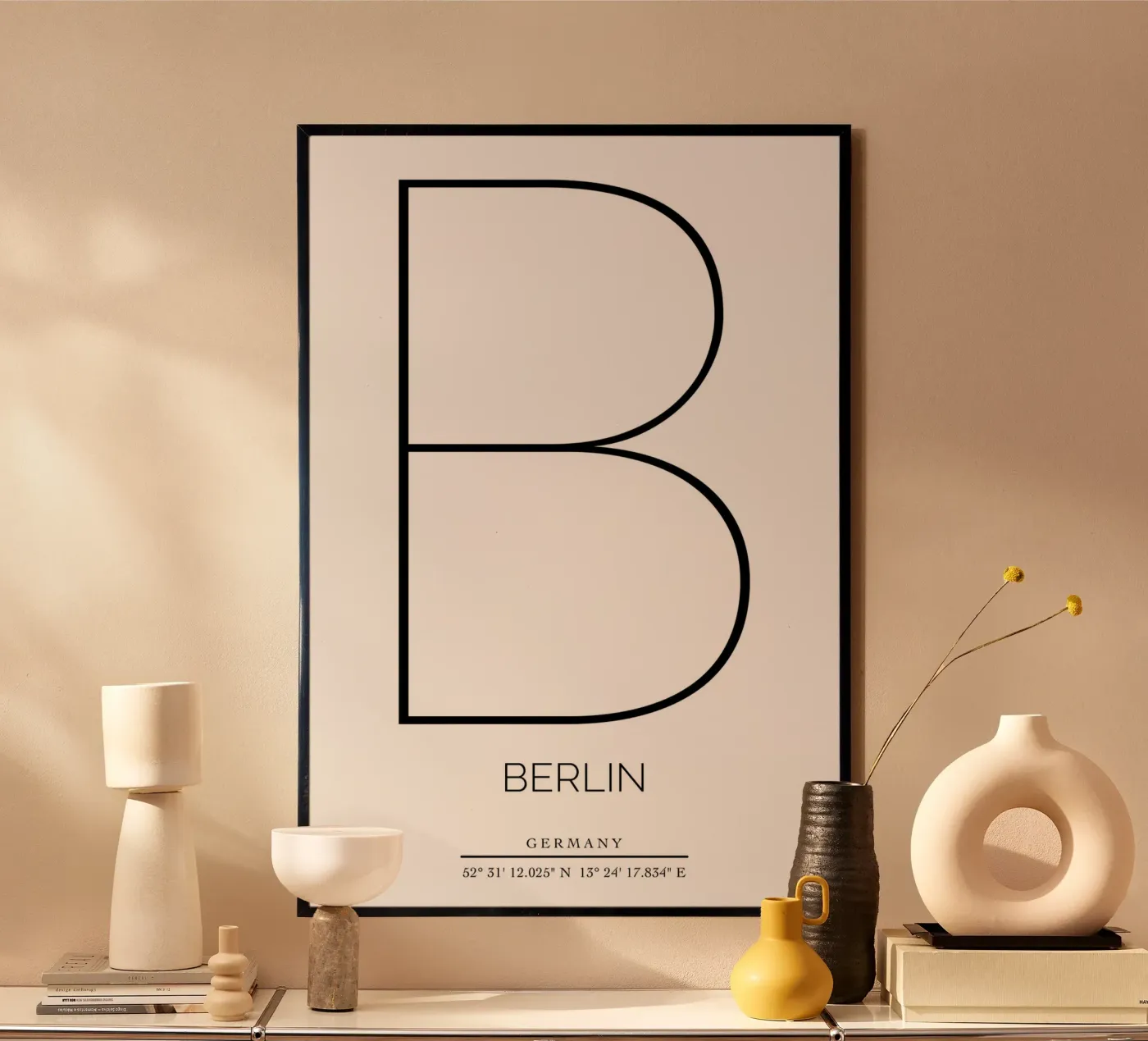 BERLIN - white poster by CityLights