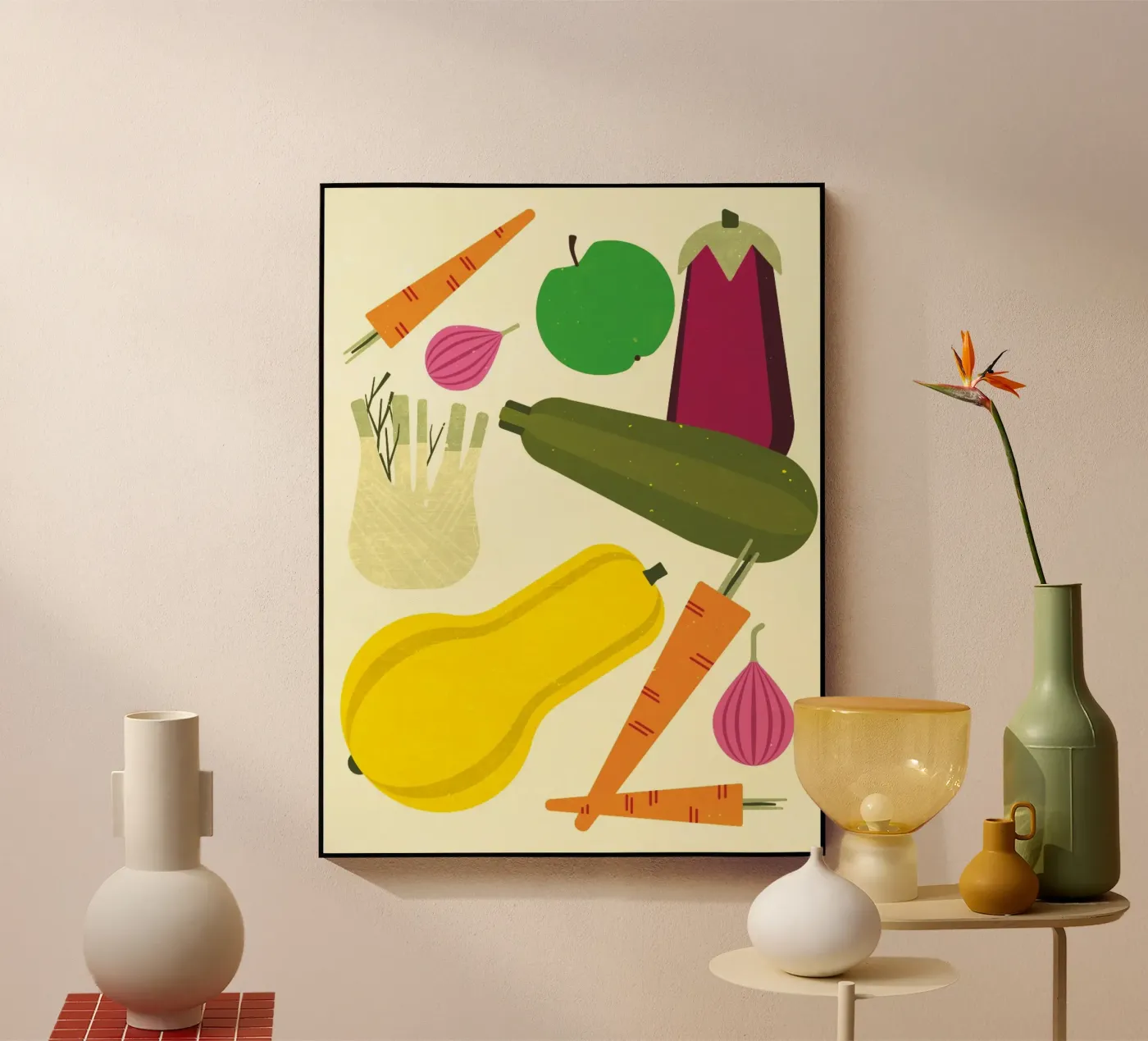 Herbst Gemüse Komposition plexiglass da DARIA IVANOVNA