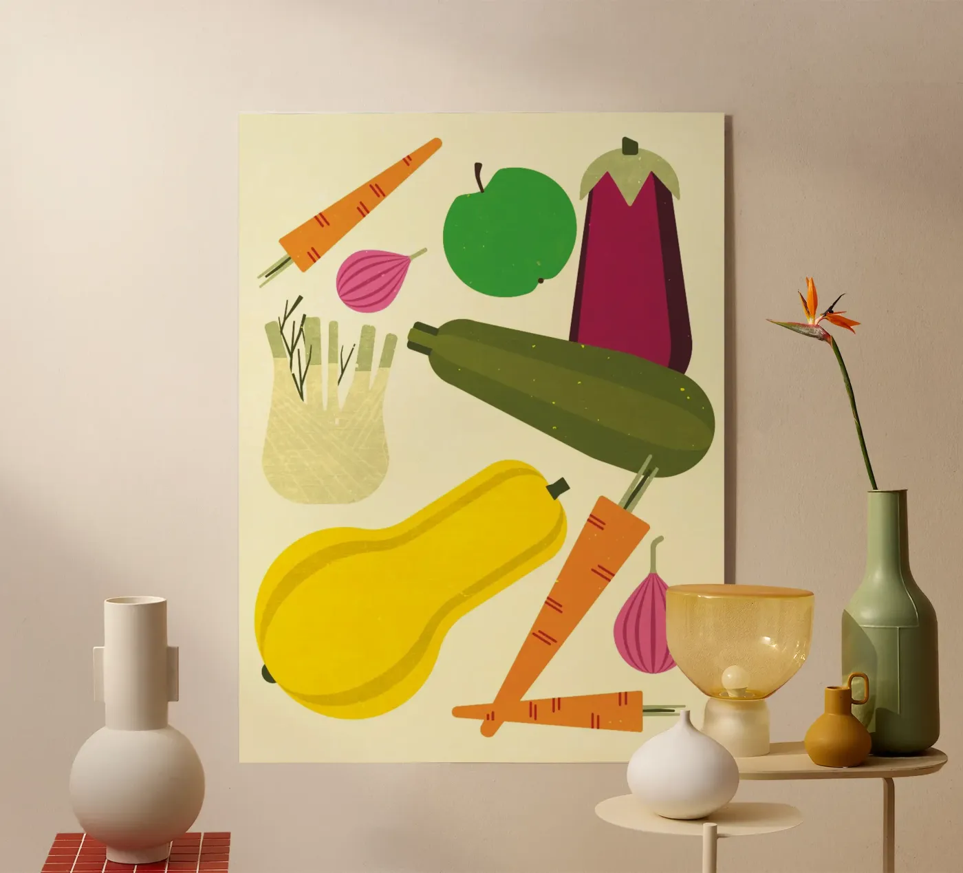 Herbst Gemüse Komposition plexiglass da DARIA IVANOVNA