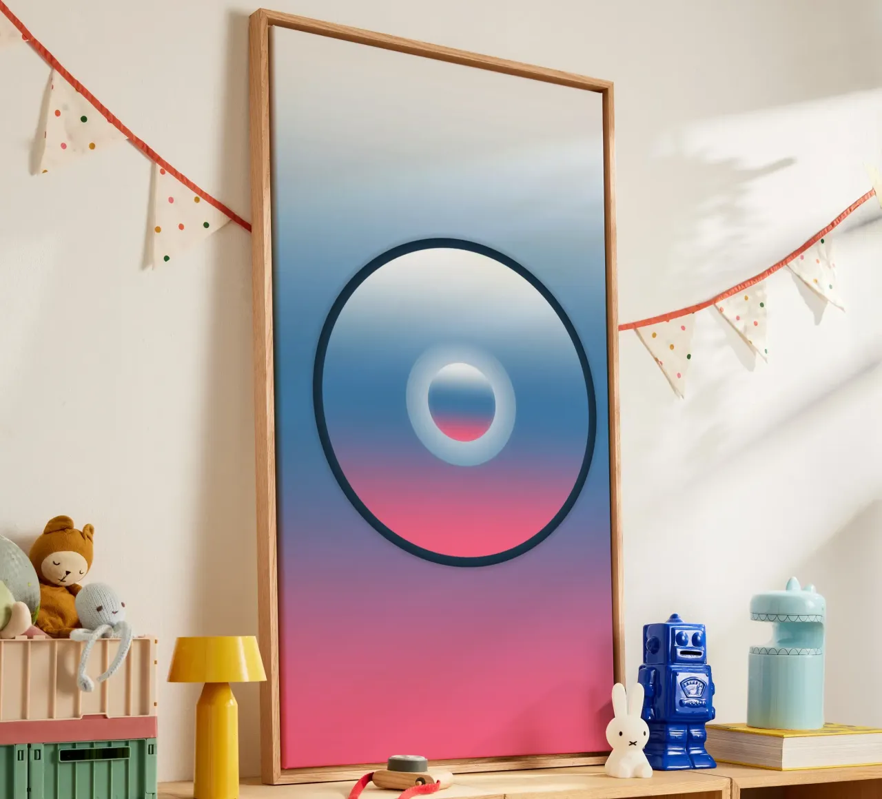 Abstract design with sphere canvas by BenCoStyle