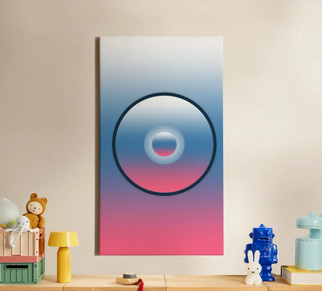 Abstract design with sphere canvas by BenCoStyle