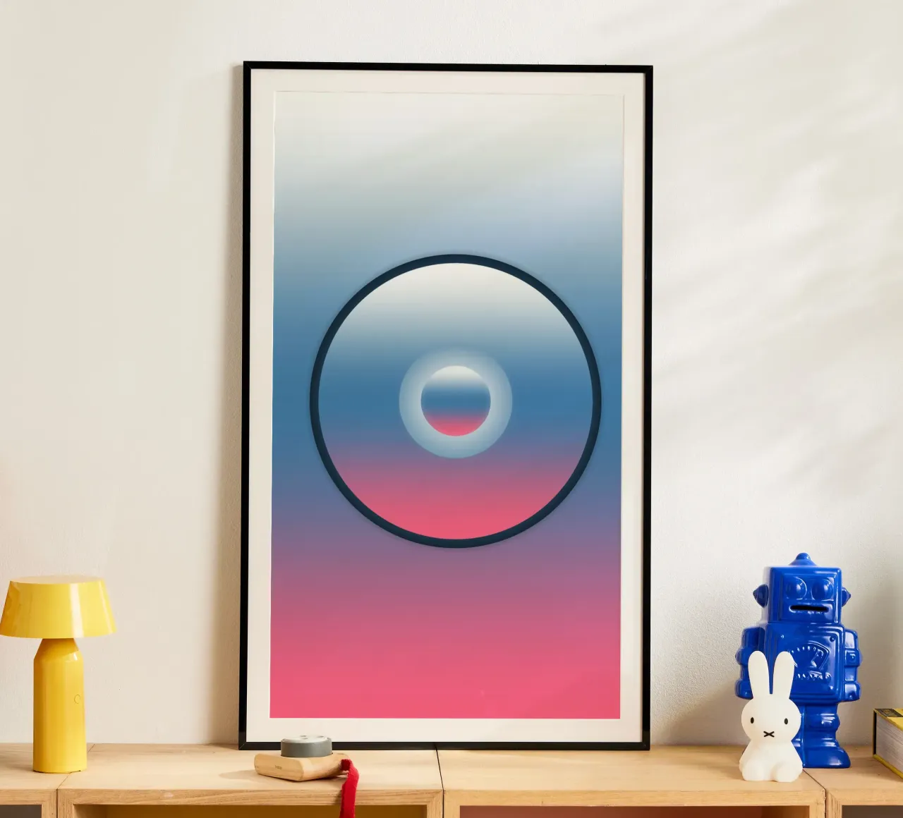 Abstract design with sphere hahnemühle by BenCoStyle