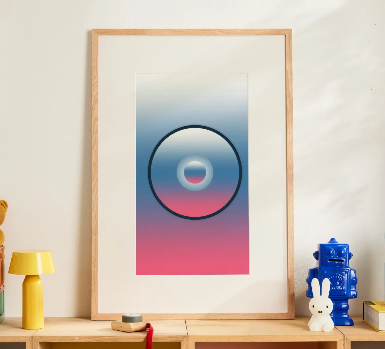 Abstract design with sphere hahnemühle by BenCoStyle