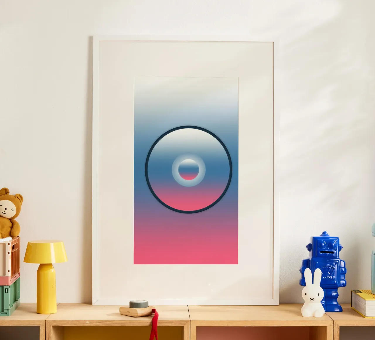 Abstract design with sphere hahnemühle by BenCoStyle