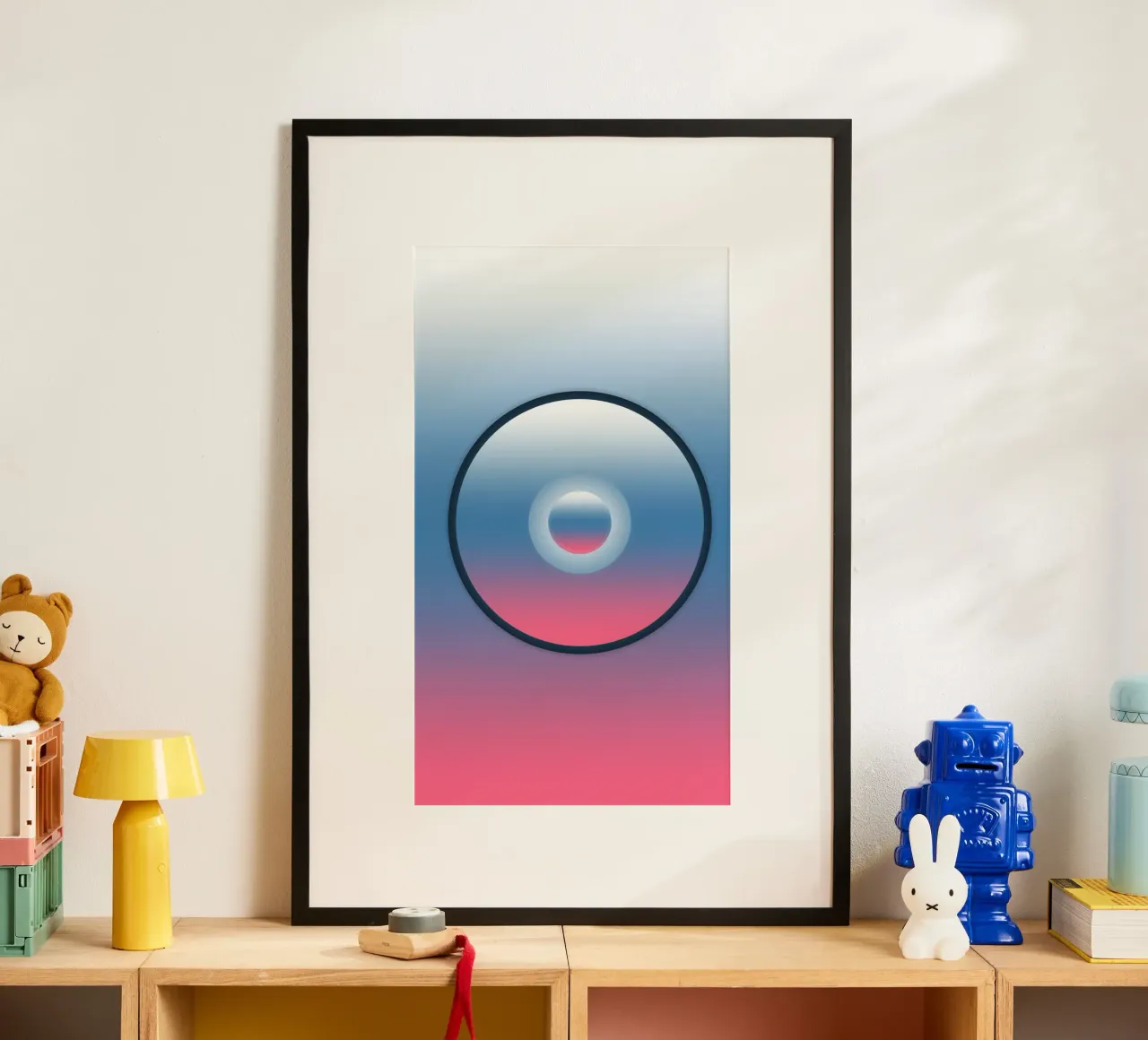 Abstract design with sphere hahnemühle by BenCoStyle