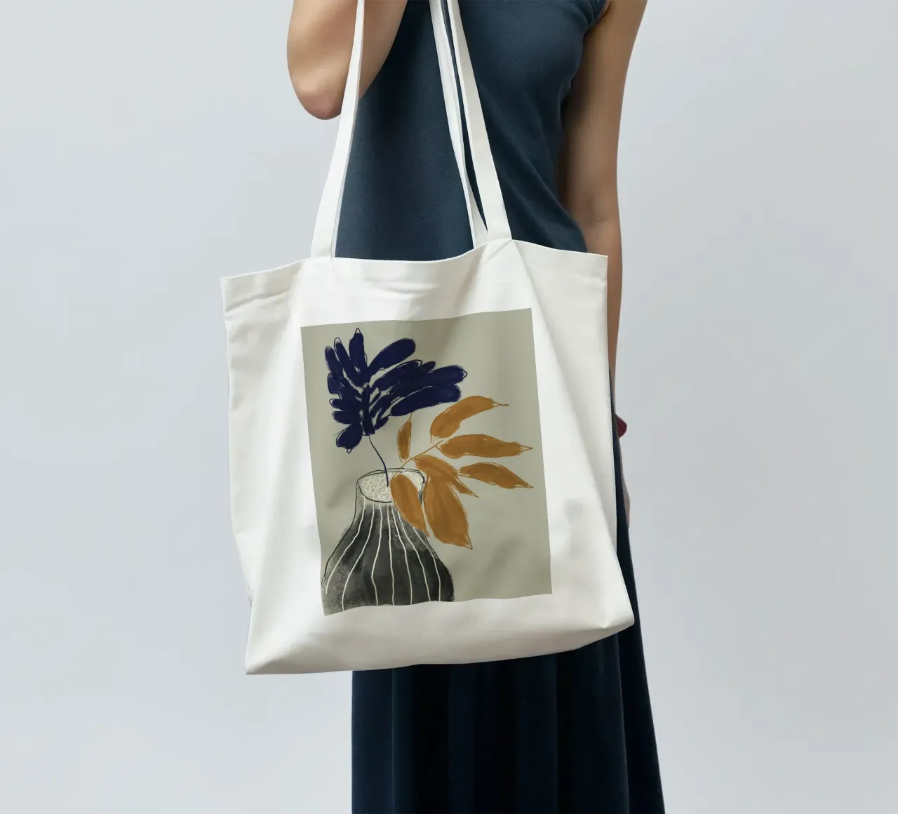 Vase Collection - Muted Harmony borsa in juta da Studio Cinnamon