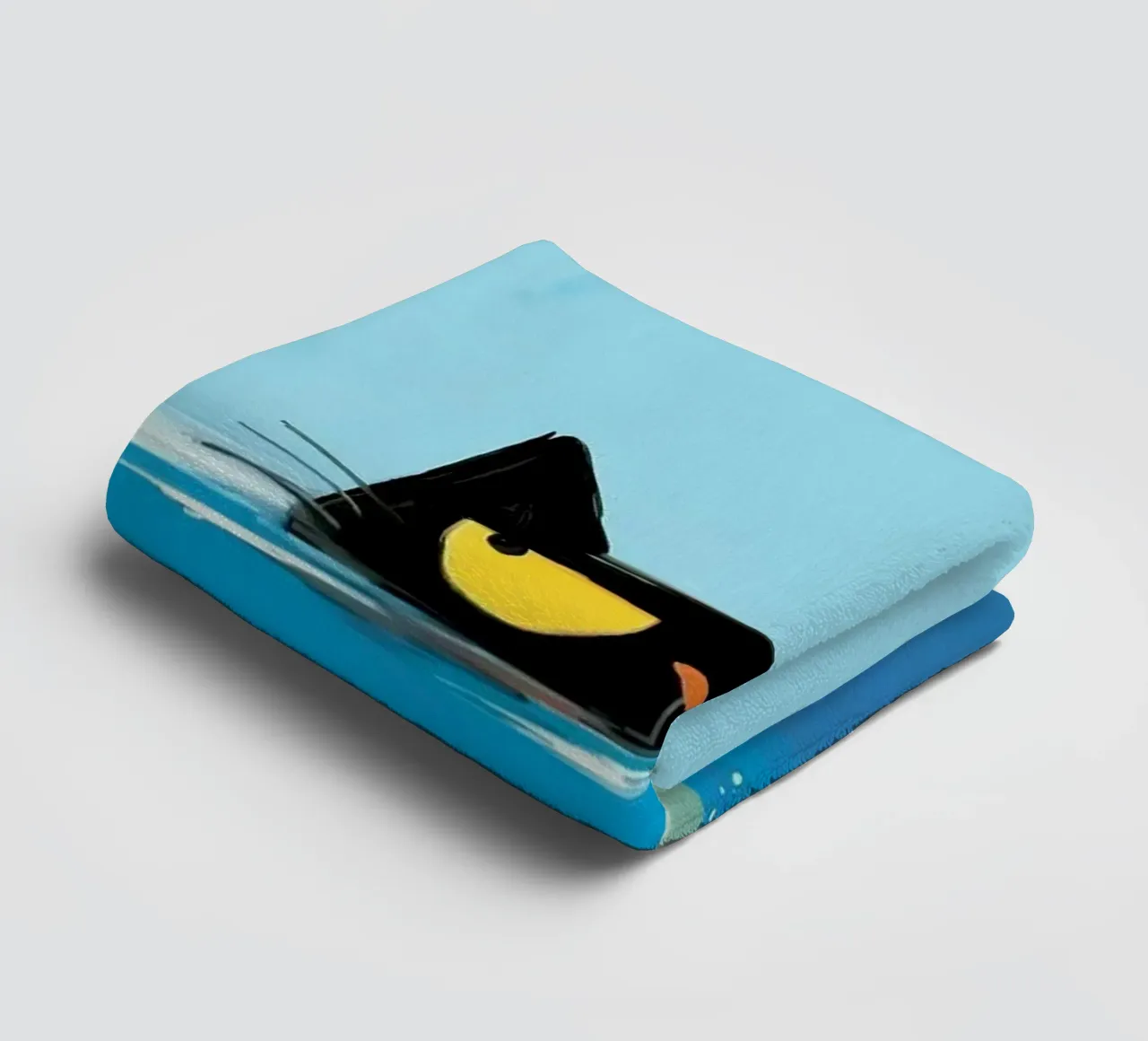 cat and fish pool asciugamano da bagno da feny