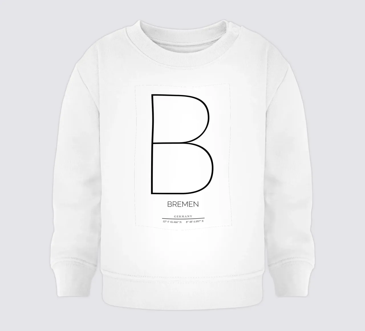 BREMEN -  white baby sweatshirt by CityLights