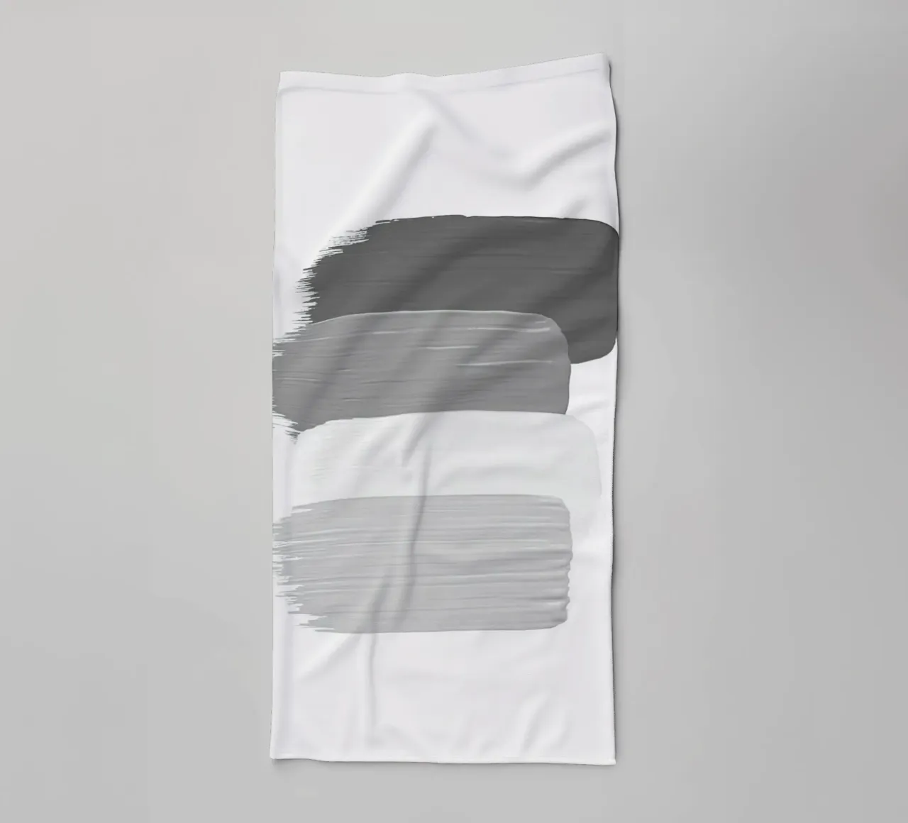 ink art gradient grey asciugamano da bagno da Keyn