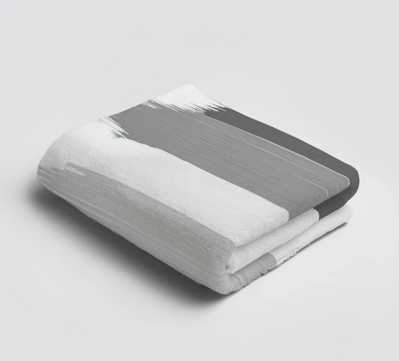 ink art gradient grey asciugamano da bagno da Keyn