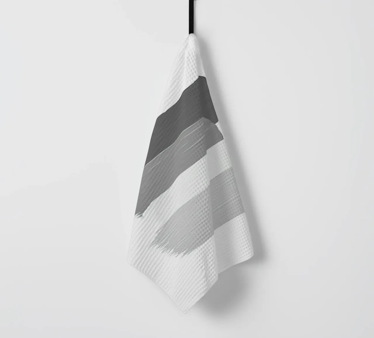 ink art gradient grey canovaccio da cucina da Keyn