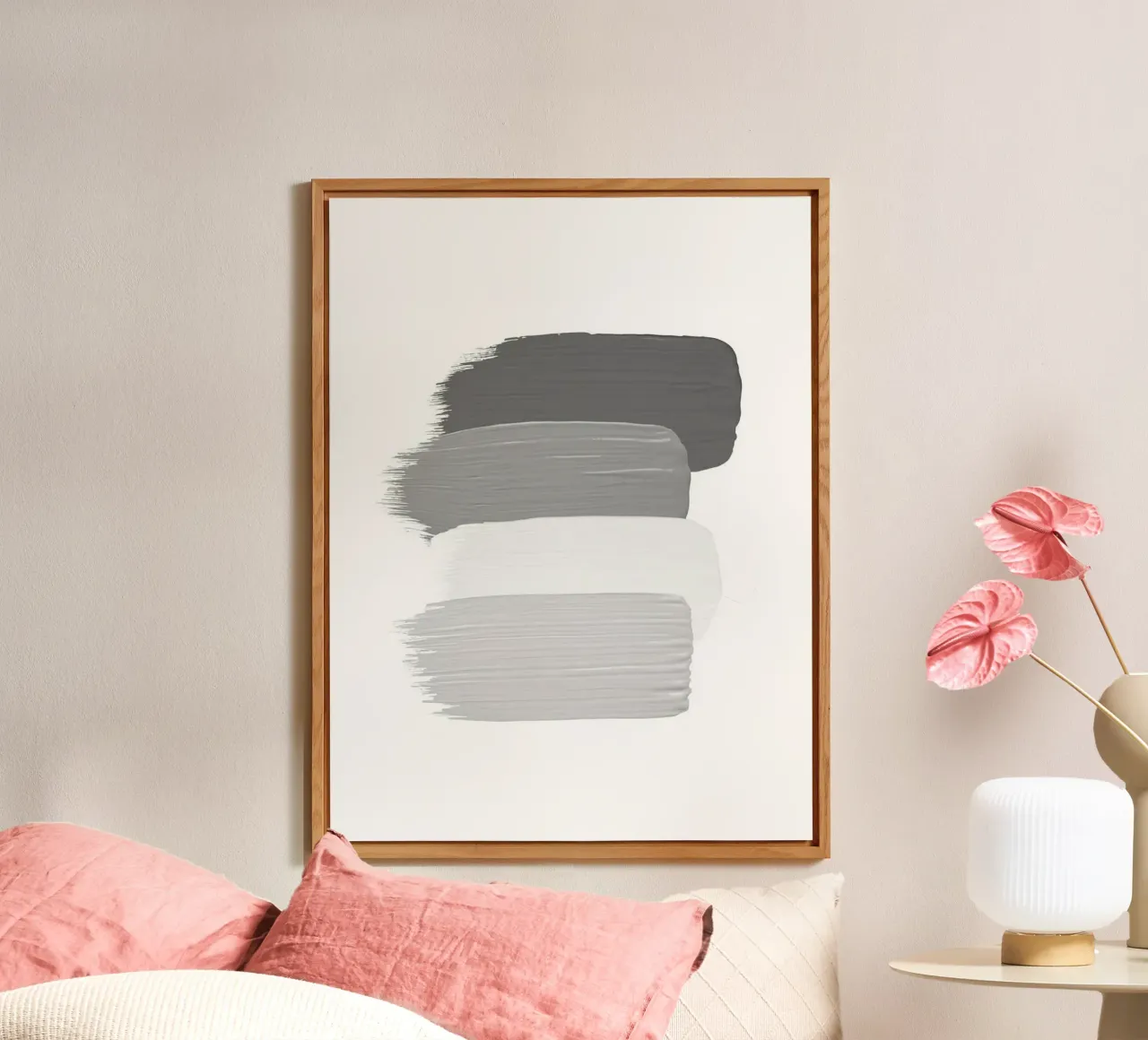 ink art gradient grey alluminio dibond da Keyn